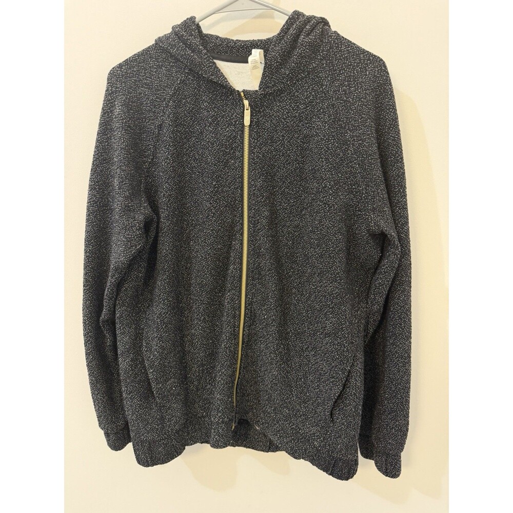 lululemon Pave New Ways Full Zip Hoodie Women’s M Black Speckled